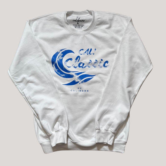Cali Classic Wave Sweatshirt - Cream